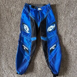 Answer Racing Syncron Motocross Pants Size 30 Youth Women Blue Black Dirt Bike